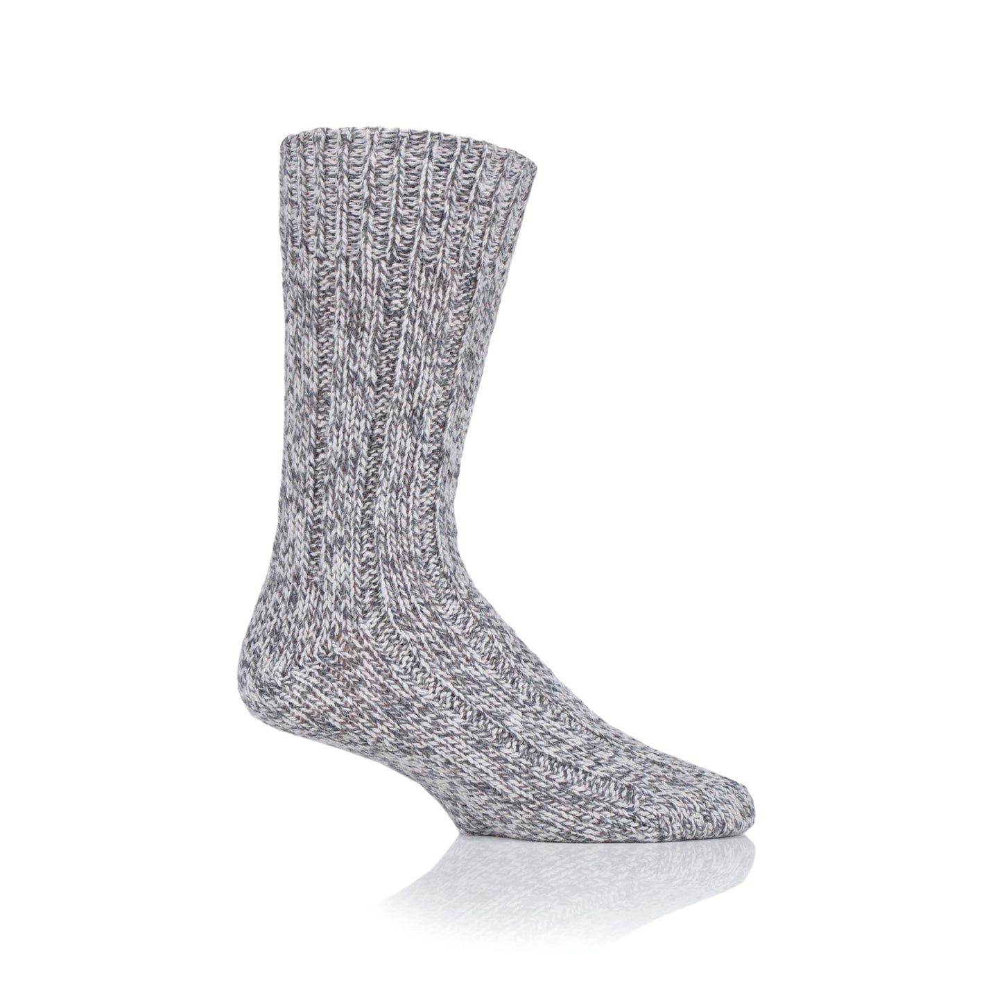 Men's Pennine Walker Socks - Grey & Cream