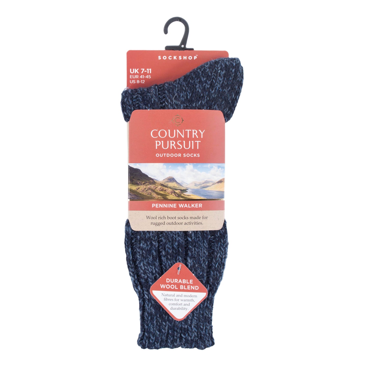 Men's Pennine Walker Socks - Navy