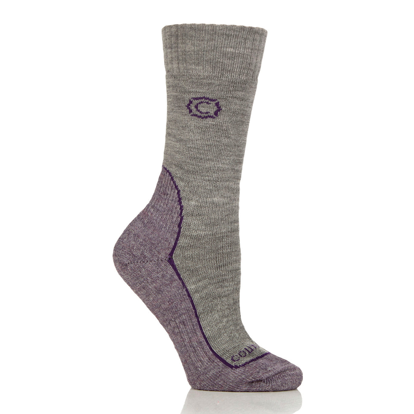 Women's Ridgeway Walker Hiking Socks - Grey