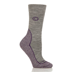 Women's Ridgeway Walker Hiking Socks - Grey