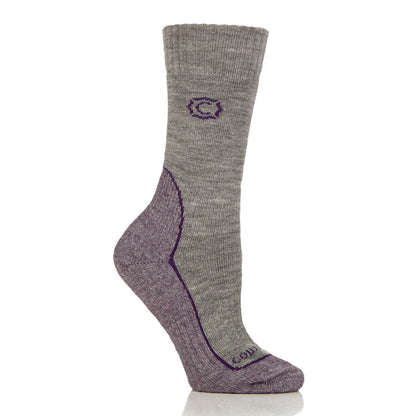 Women's Ridgeway Walker Hiking Socks - Grey