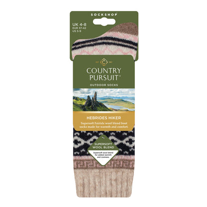Women's Hebrides Hiker Boot Socks - Oat
