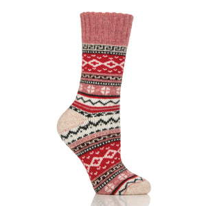 Women's Hebrides Hiker Boot Socks - Pink