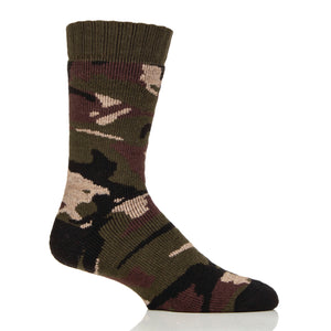 Men's Woodland Walker Thermal Boot Socks - Camo