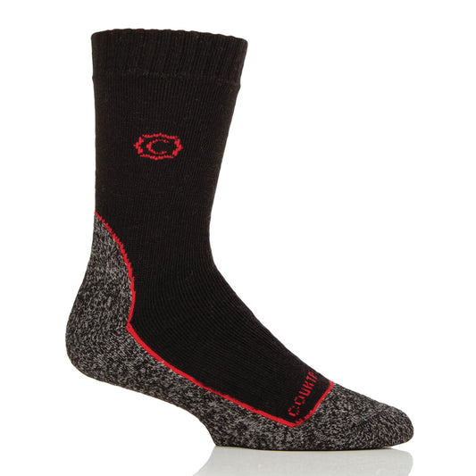 Men's Ridgeway Walker Hiking Socks - Black