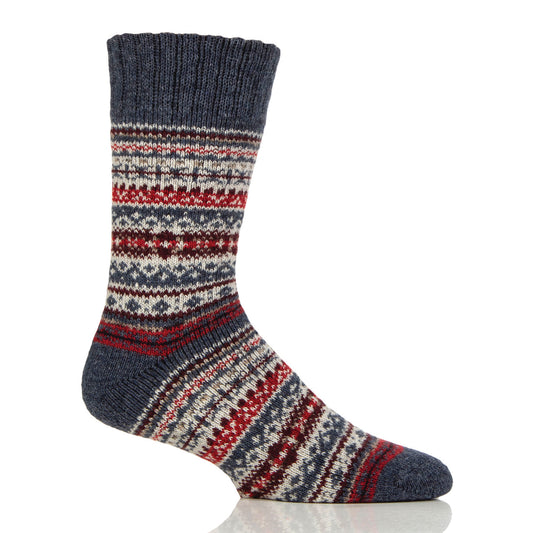 Men's Hebrides Hiker Boot Socks - Denim