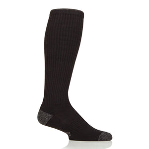 Men's Long Length Water Repellent Socks - Black