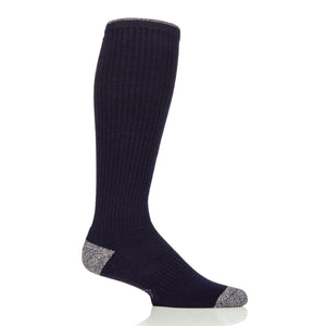 Men's Long Length Water Repellent Socks - Navy
