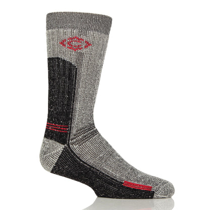 Men's Arctic Explorer Boot Socks - Black/Red