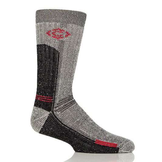 Men's Arctic Explorer Boot Socks - Black/Red